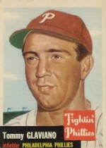 1953 Topps      140     Tommy Glaviano